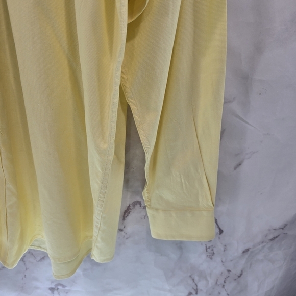 Cinch Shirt Mens Medium Bright Banana Yellow Button Down Long Sleeve Western - Picture 4 of 10